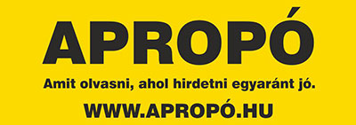 APROPÓ Amit olvasni, ahol hirdetni egyaránt jó.