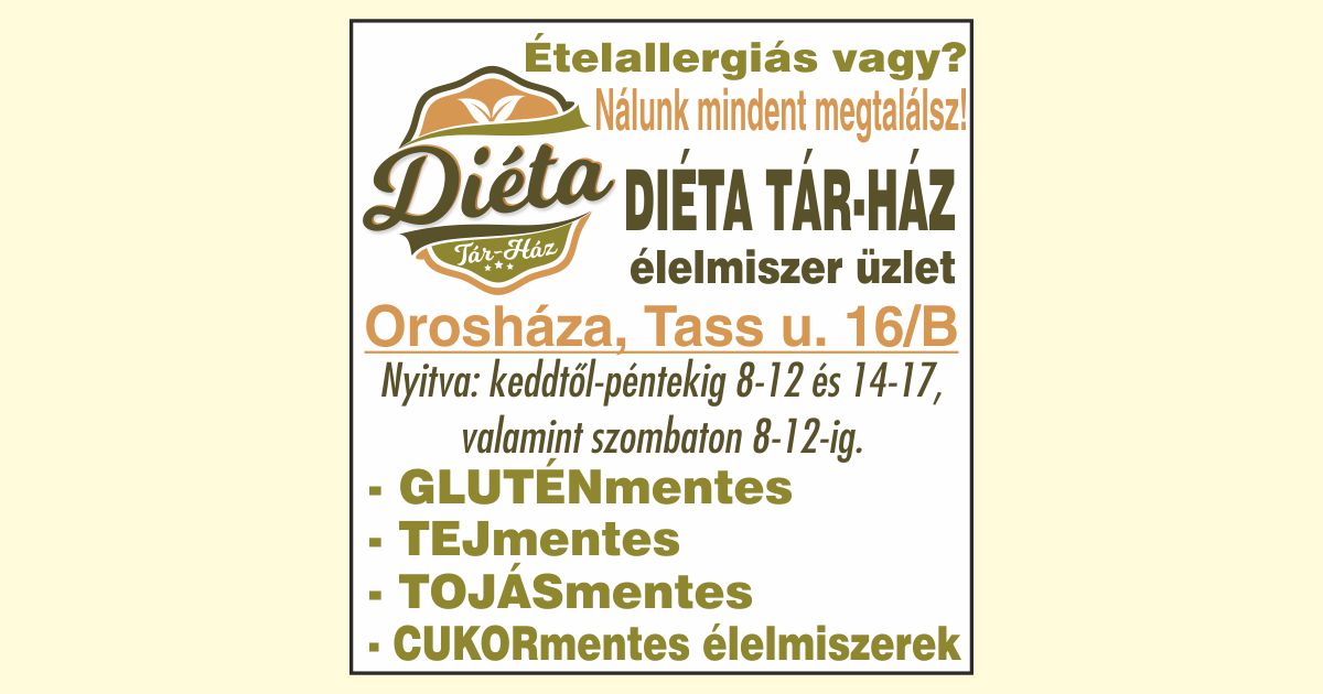 Diéta Tár-Ház élelmiszer üzlet