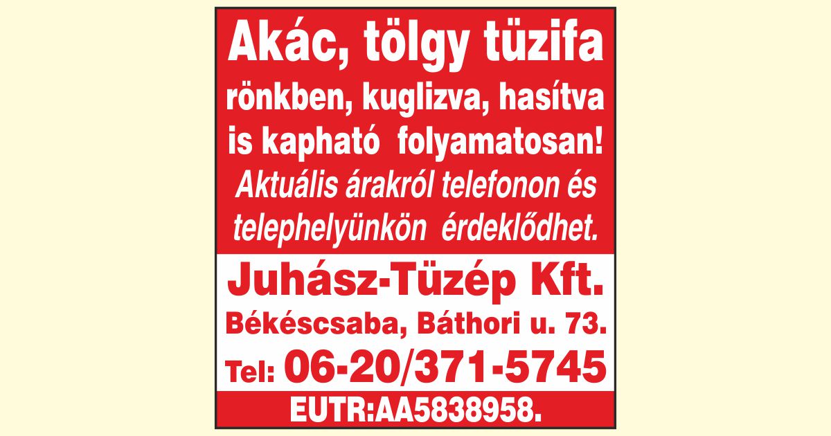 Juhász-Tüzép Kft.