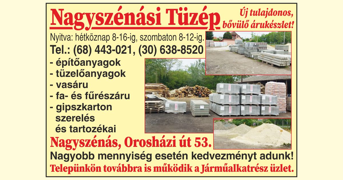 Nagyszénási Tüzép