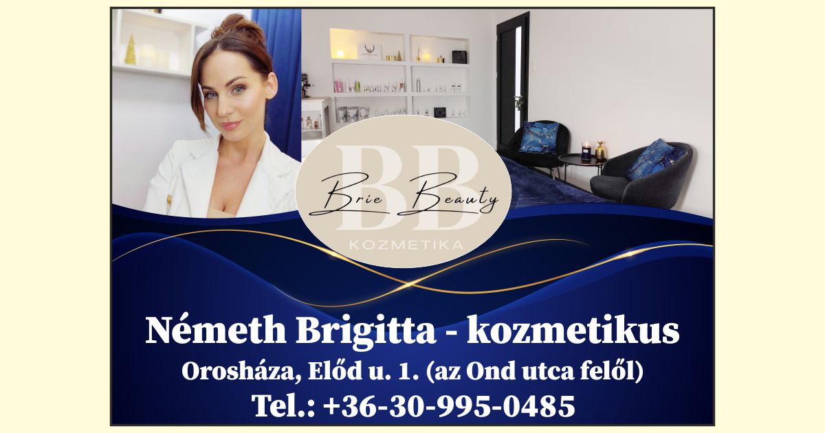 Németh Brigitta kozmetikus Orosháza