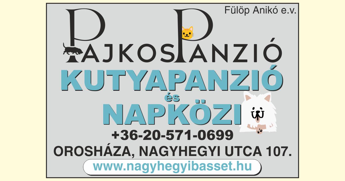 PajkosPanzió kutyapanzió és napközi Orosháza