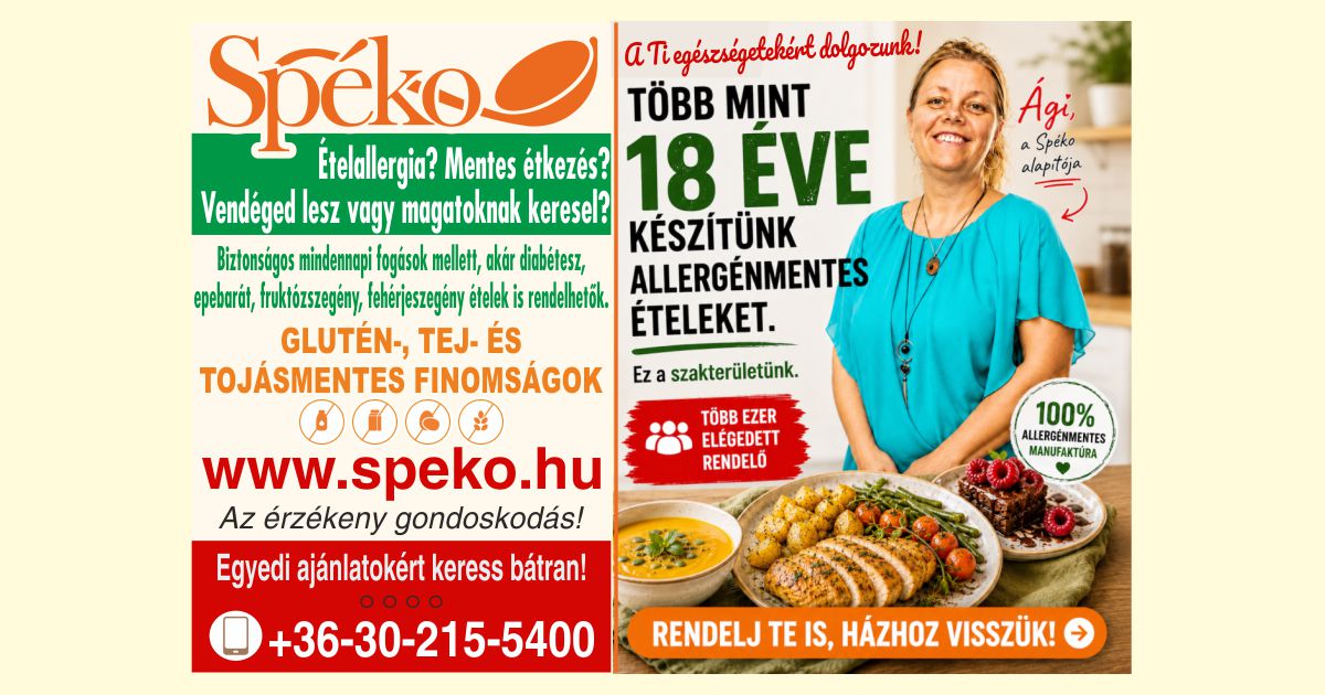 Spéko gluténmentes tejmentes tojásmentes finomságok