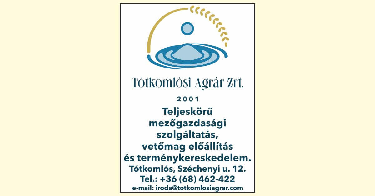 Tótkomlósi Agrár Zrt. - Tótkomlós
